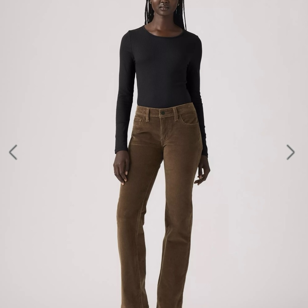 Levi's Brown Boot Cut cordaroy Pants - Picture 2 of 7
